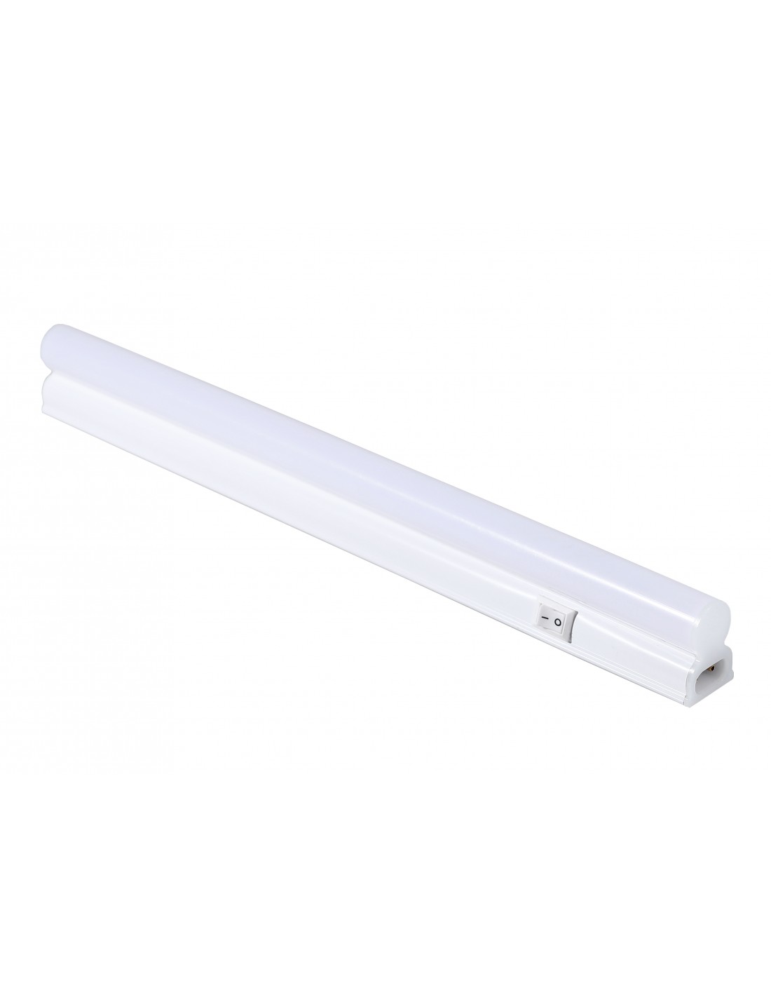 Tub LED T5 Cu Intrerupator Linkable Plastic 4W Alb Cald